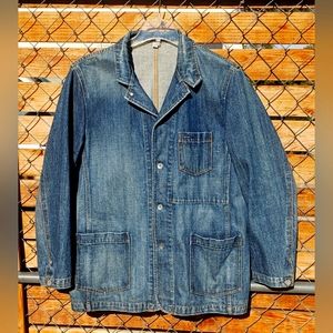 Made in Japan Uniqlo Denim Chore Coat